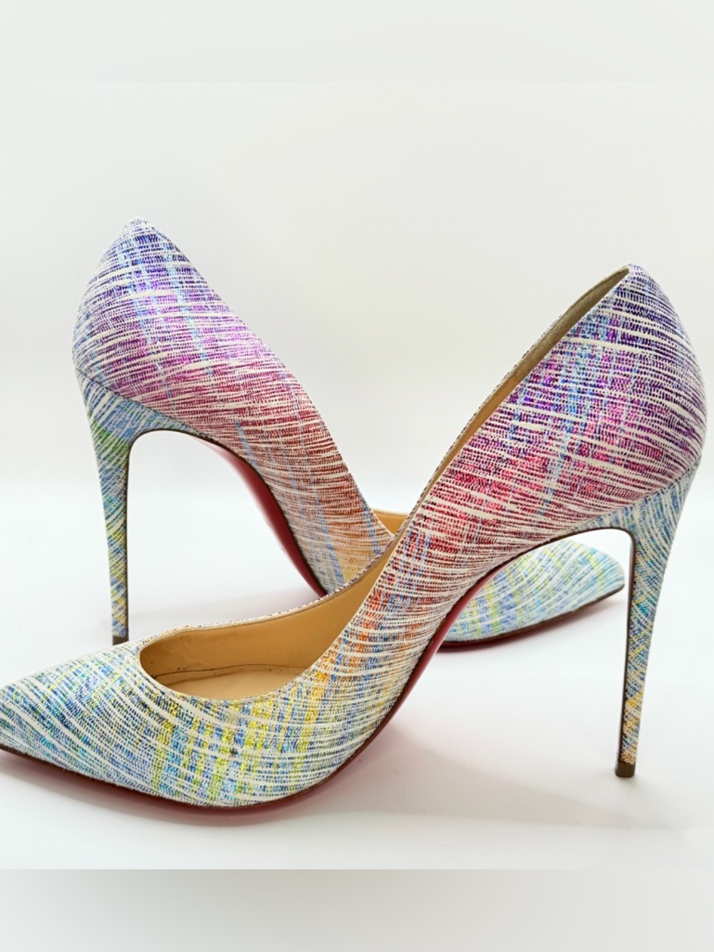Christian Louboutin Suede Unicorn Pigalle Follies 100mm
